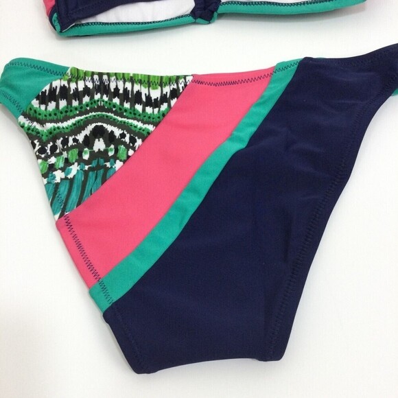 Seekers Australia Jade Jewel Halter Neck Two-Piece Bikini Swimsuit S NWT A83005 - Picture 7 of 9